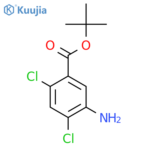Tert-butyl 5-amino-2,4-dichlorobenzoate structure