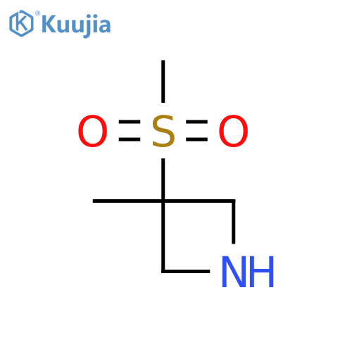 3-Methanesulfonyl-3-methylazetidine structure