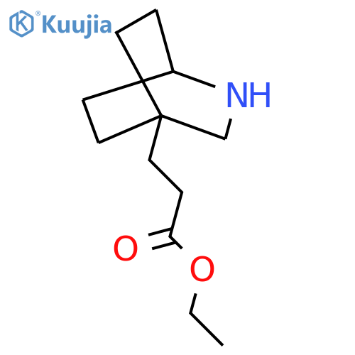 Ethyl 3-{2-azabicyclo[2.2.2]octan-4-yl}propanoate structure