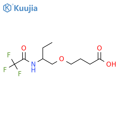 4-[2-(2,2,2-Trifluoroacetamido)butoxy]butanoic acid structure