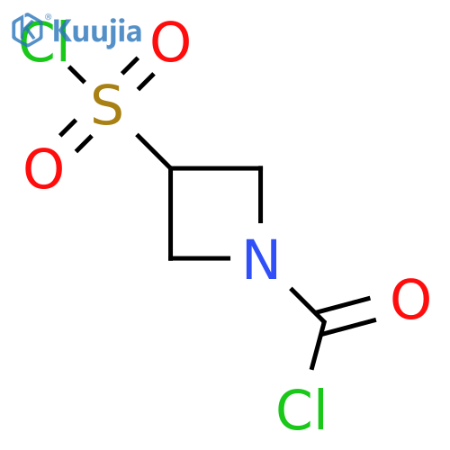 3-(Chlorosulfonyl)azetidine-1-carbonyl chloride structure