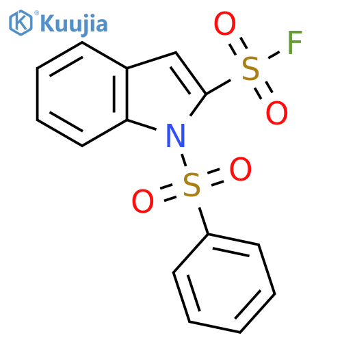 1-(benzenesulfonyl)-1H-indole-2-sulfonyl fluoride structure
