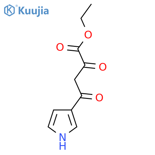 ethyl 2,4-dioxo-4-(1H-pyrrol-3-yl)butanoate structure