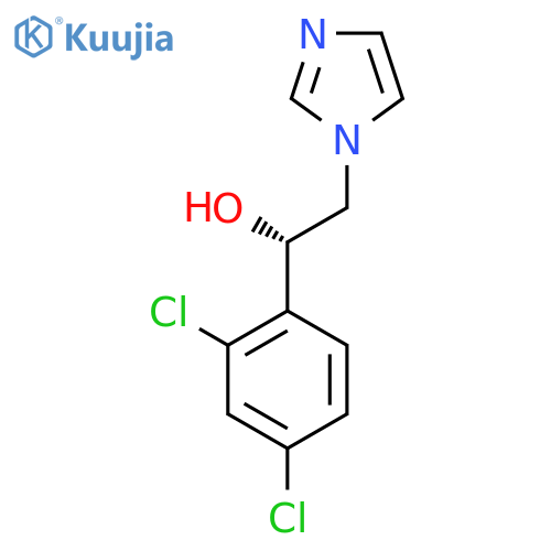 (1S)-1-(2,4-dichlorophenyl)-2-(1H-imidazol-1-yl)ethan-1-ol structure