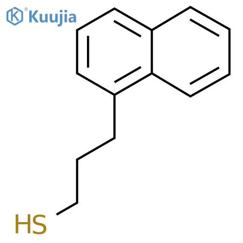 3-(naphthalen-1-yl)propane-1-thiol structure