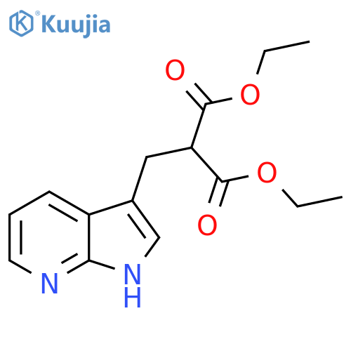 Diethyl 2-((1h-Pyrrolo2,3-BPyridin-3-Yl)Methyl)Malonate structure