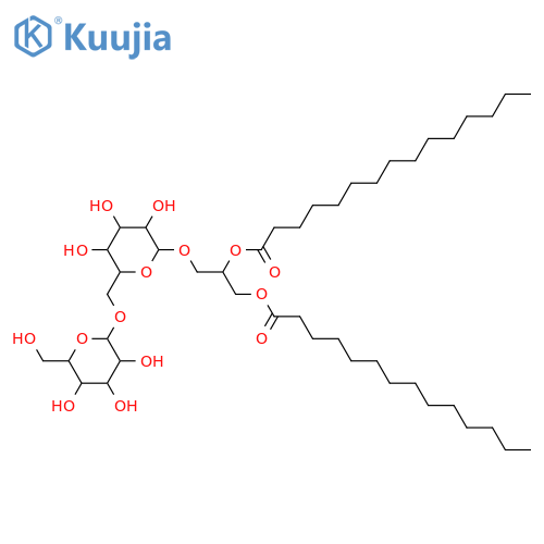 Glycerol 1,2-dialkanoates; Glycerol 1-tetradecanoate 2-pentadecanoate, 3-O-[β-D-Glucopyranosyl-(1→6)-β-D-glucopyranoside] structure