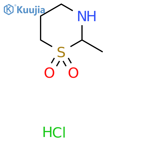 2-Methyl-1lambda6,3-thiazinane-1,1-dione hydrochloride structure