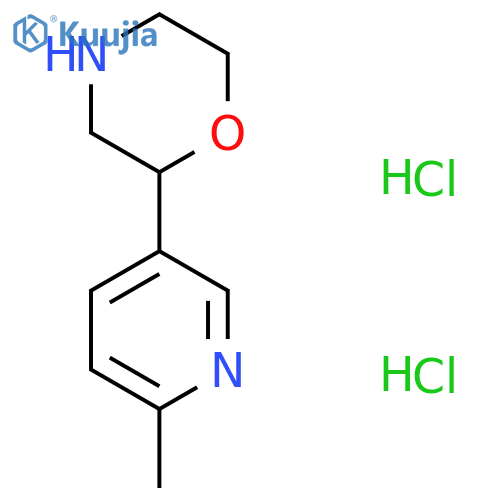 2-(6-Methylpyridin-3-yl)morpholine dihydrochloride structure
