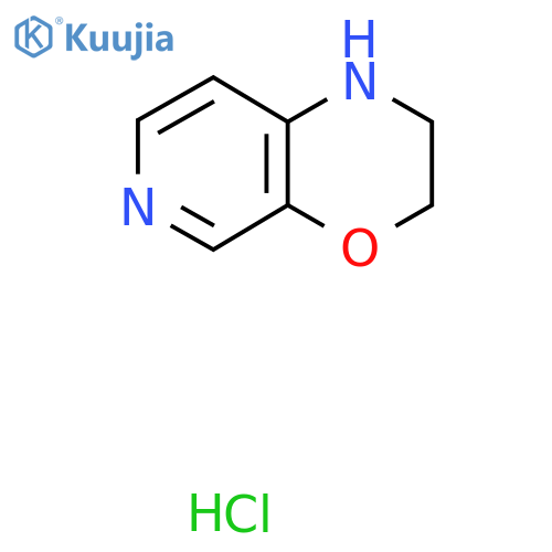 1H,2H,3H-pyrido[3,4-b][1,4]oxazine hydrochloride structure