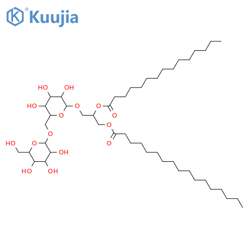 Glycerol 1,2-dialkanoates; Glycerol 1-heptadecanoate 2-pentadecanoate, 3-O-[β-D-Glucopyranosyl-(1→6)-β-D-glucopyranoside] structure