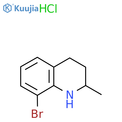 8-Bromo-2-methyl-1,2,3,4-tetrahydroquinoline hydrochloride structure