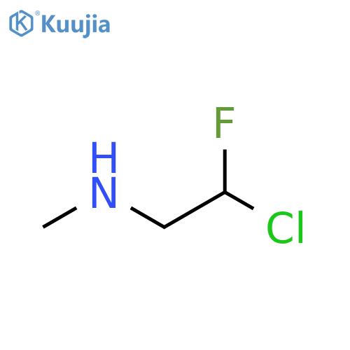 Ethanamine, 2-chloro-2-fluoro-N-methyl- structure