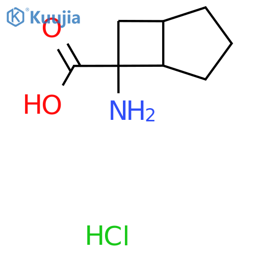 6-Aminobicyclo[3.2.0]heptane-6-carboxylic acid hydrochloride structure