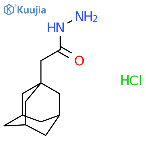 2-(Adamantan-1-yl)acetohydrazide hydrochloride structure