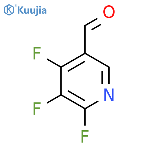 4,5,6-Trifluoropyridine-3-carbaldehyde structure