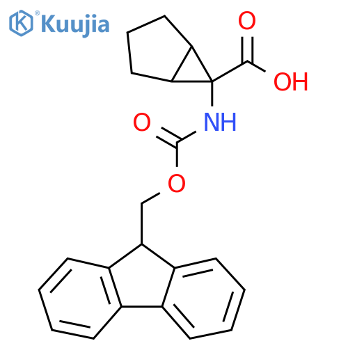 6-({(9H-fluoren-9-yl)methoxycarbonyl}amino)bicyclo3.1.0hexane-6-carboxylic acid structure