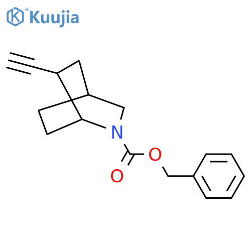 Benzyl 6-ethynyl-2-azabicyclo[2.2.2]octane-2-carboxylate structure