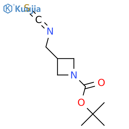Tert-butyl 3-(isothiocyanatomethyl)azetidine-1-carboxylate structure
