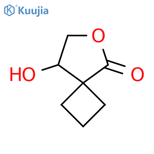 8-Hydroxy-6-oxaspiro[3.4]octan-5-one structure