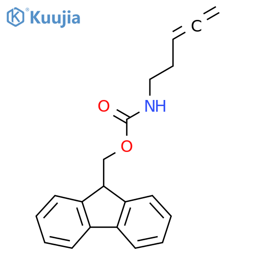 (9H-fluoren-9-yl)methyl N-(penta-3,4-dien-1-yl)carbamate structure