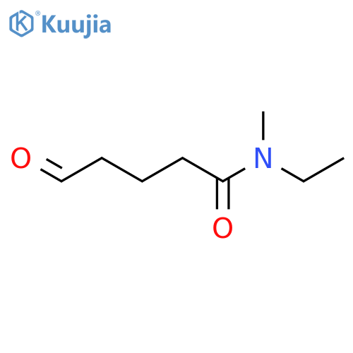 N-ethyl-N-methyl-5-oxopentanamide structure