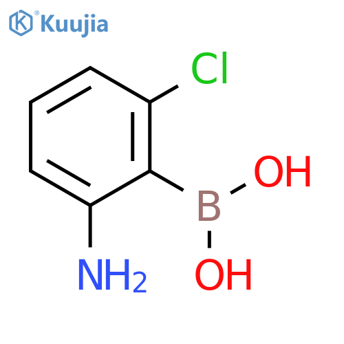 B-(2-Amino-6-chlorophenyl)boronic acid structure
