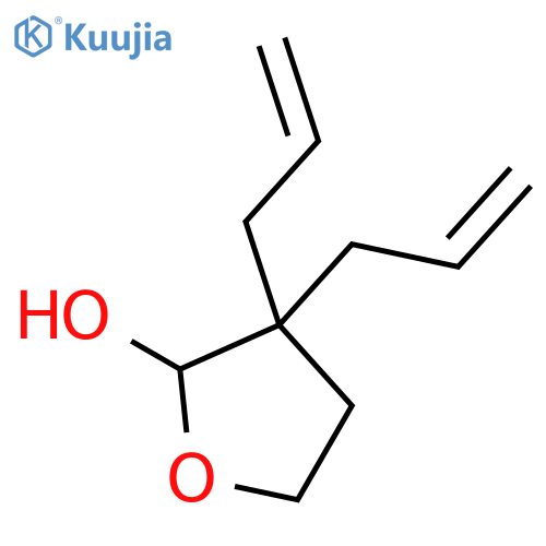 3,3-Diallyltetrahydrofuran-2-ol structure