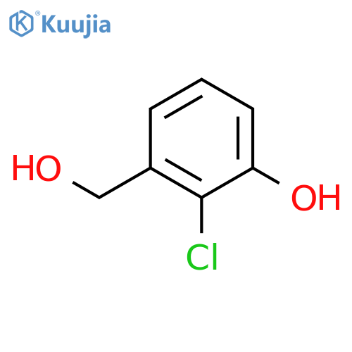 Benzenemethanol,2-chloro-3-hydroxy- structure