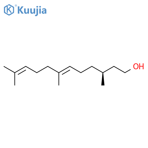 3S,7,11-Trimethyl-6E,10-dodecadien-1-ol structure