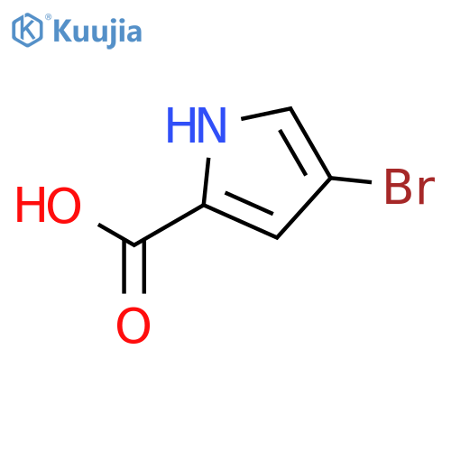 4-Bromo-1H-pyrrole-2-carboxylic Acid structure