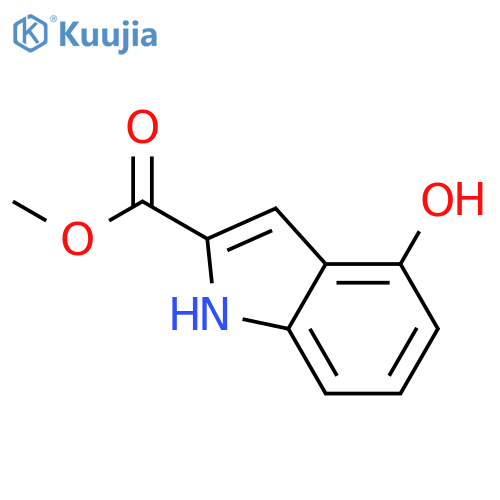 Methyl 4-hydroxy-1H-indole-2-carboxylate structure