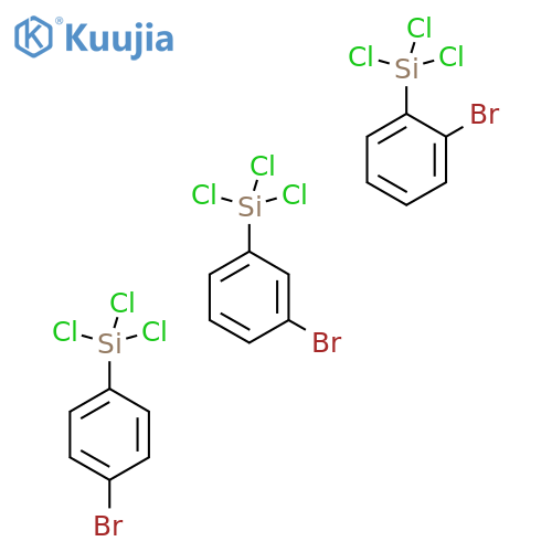 Benzene,bromo(trichlorosilyl)- structure