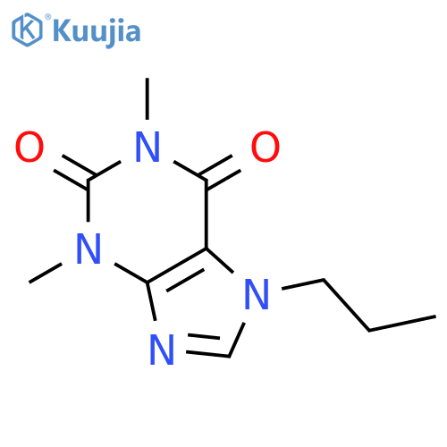 1,3-dimethyl-7-propyl-2,3,6,7-tetrahydro-1H-purine-2,6-dione structure