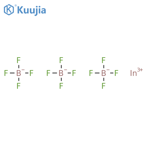 Indium(3+) tetrafluoroborate(1-) structure