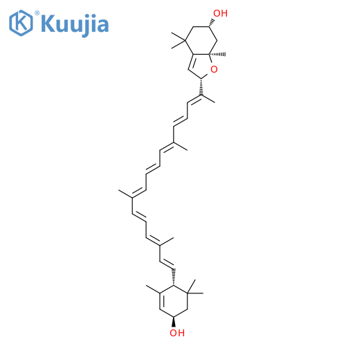 b,e-Carotene-3,3'-diol, 5,8-epoxy-5,8-dihydro-,(3S,3'R,5R,6'R,8S)- structure