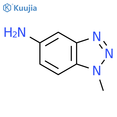 1-methyl-1H-1,2,3-benzotriazol-5-amine structure