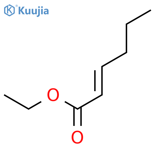 2-Hexenoic acid, ethyl ester, (Z)- structure