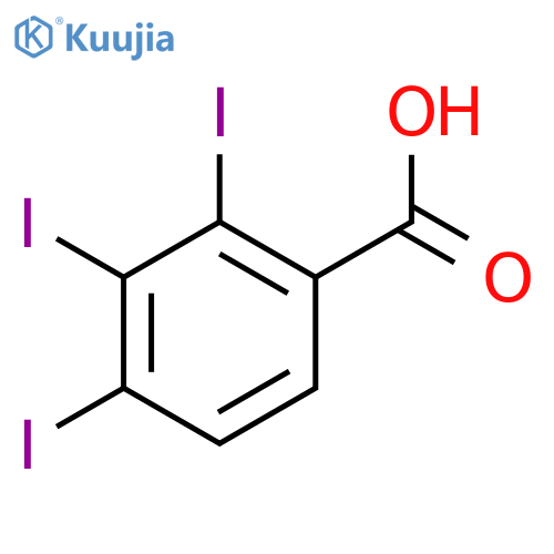 Benzoic acid, triiodo- structure