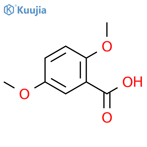 2,5-Dimethoxybenzoic acid structure