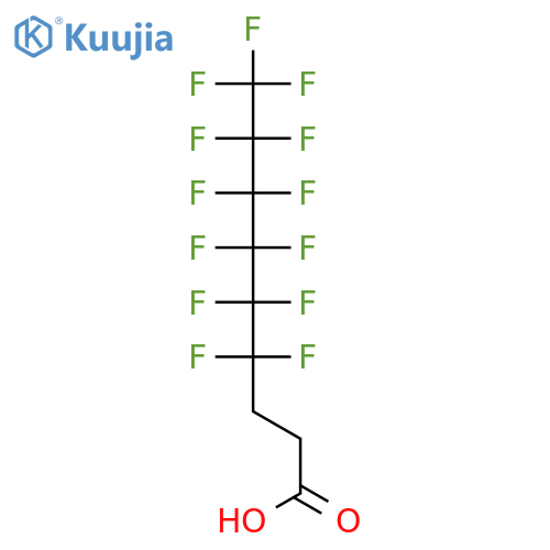 Nonanoic acid,4,4,5,5,6,6,7,7,8,8,9,9,9-tridecafluoro- structure