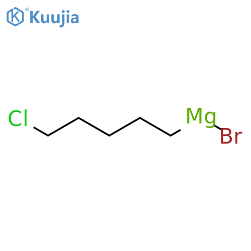 Magnesium, bromo(5-chloropentyl)- structure