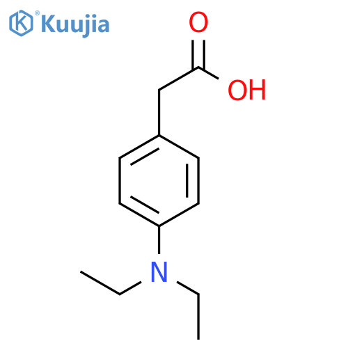 2-4-(diethylamino)phenylacetic acid structure
