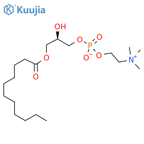 1-undecanoyl-2-hydroxy-sn-glycero-3-phosphocholine structure