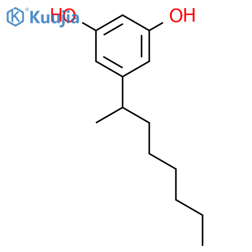 5-(Octan-2-YL)benzene-1,3-diol structure