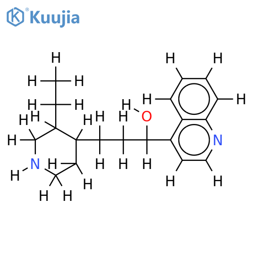 (9Xi)-10,11-Dihydro-1,8-seco-cinchonan-9-ol structure