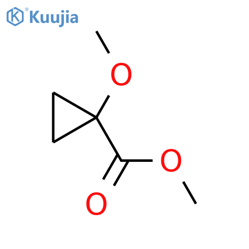 Methyl 1-methoxycyclopropane-1-carboxylate structure