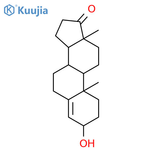 Androst-4-en-17-one,3-hydroxy-, (3a)- structure