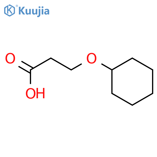 3-(cyclohexyloxy)propanoic acid structure