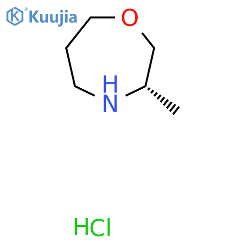 (S)-3-Methyl-1,4-oxazepane hydrochloride structure